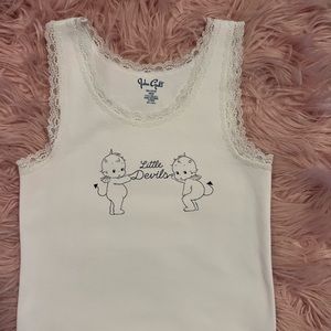 coquette little devils tank top!